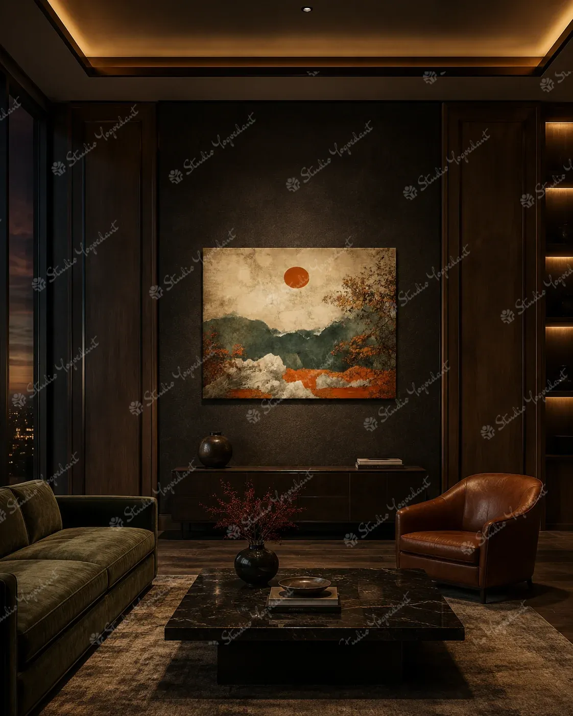 Textured Contemporary Canvas Painting - Image 7