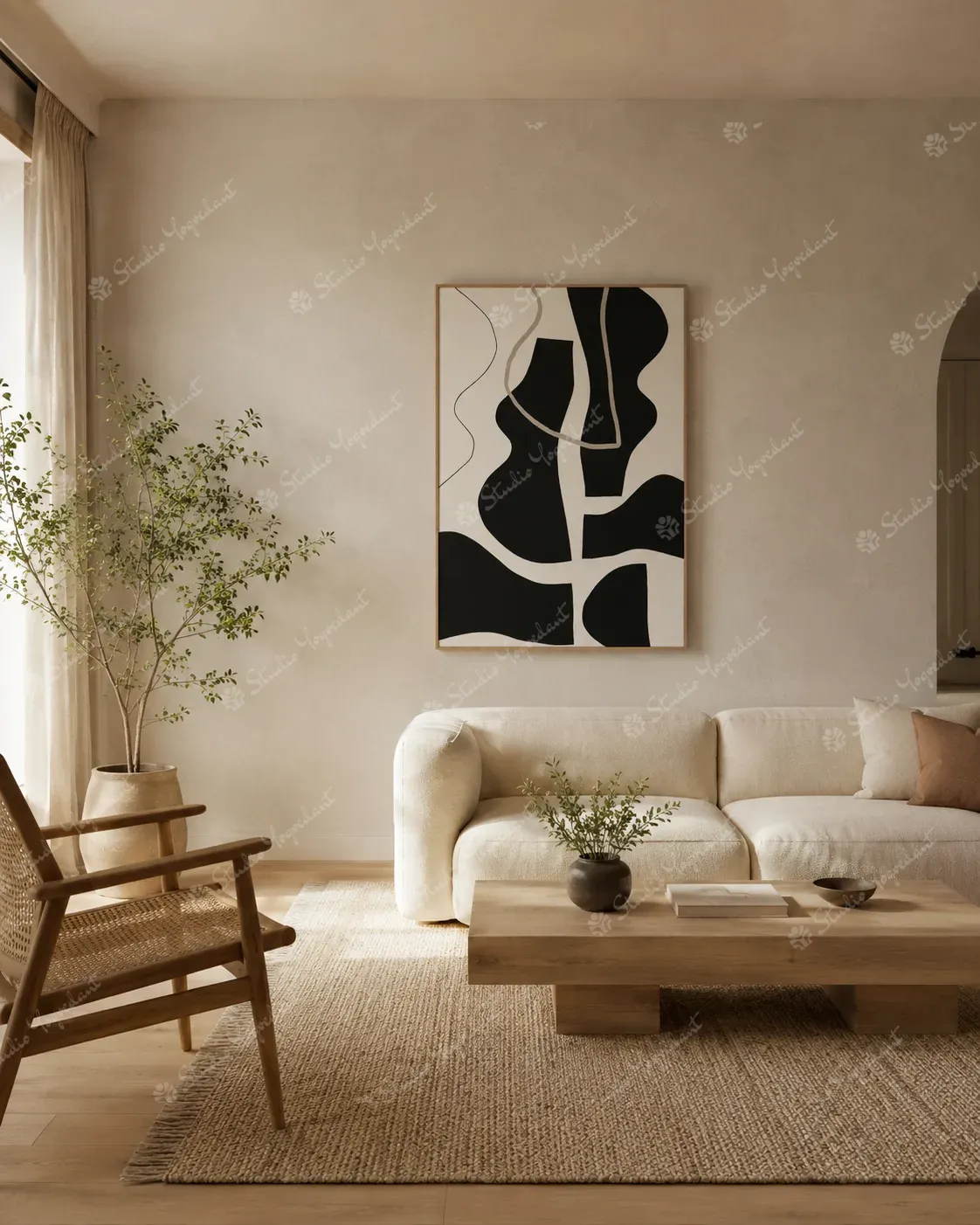 Abstract Shape Study Wall Art - Image 7