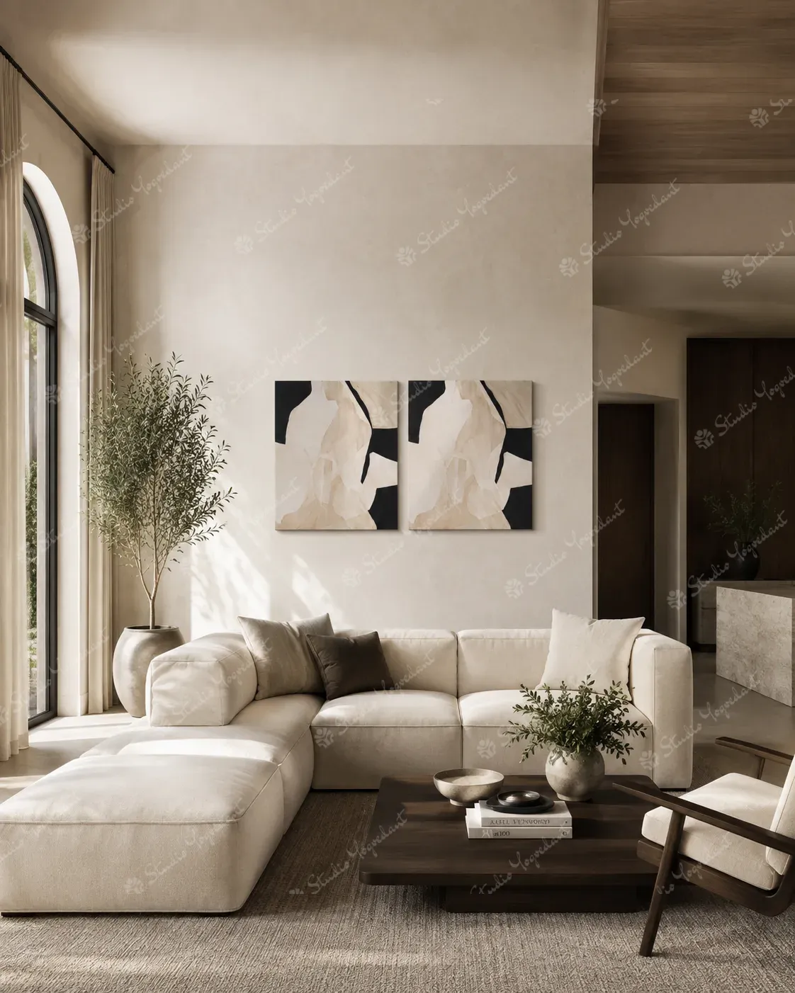 Large Statement Abstract Canvas - Image 6