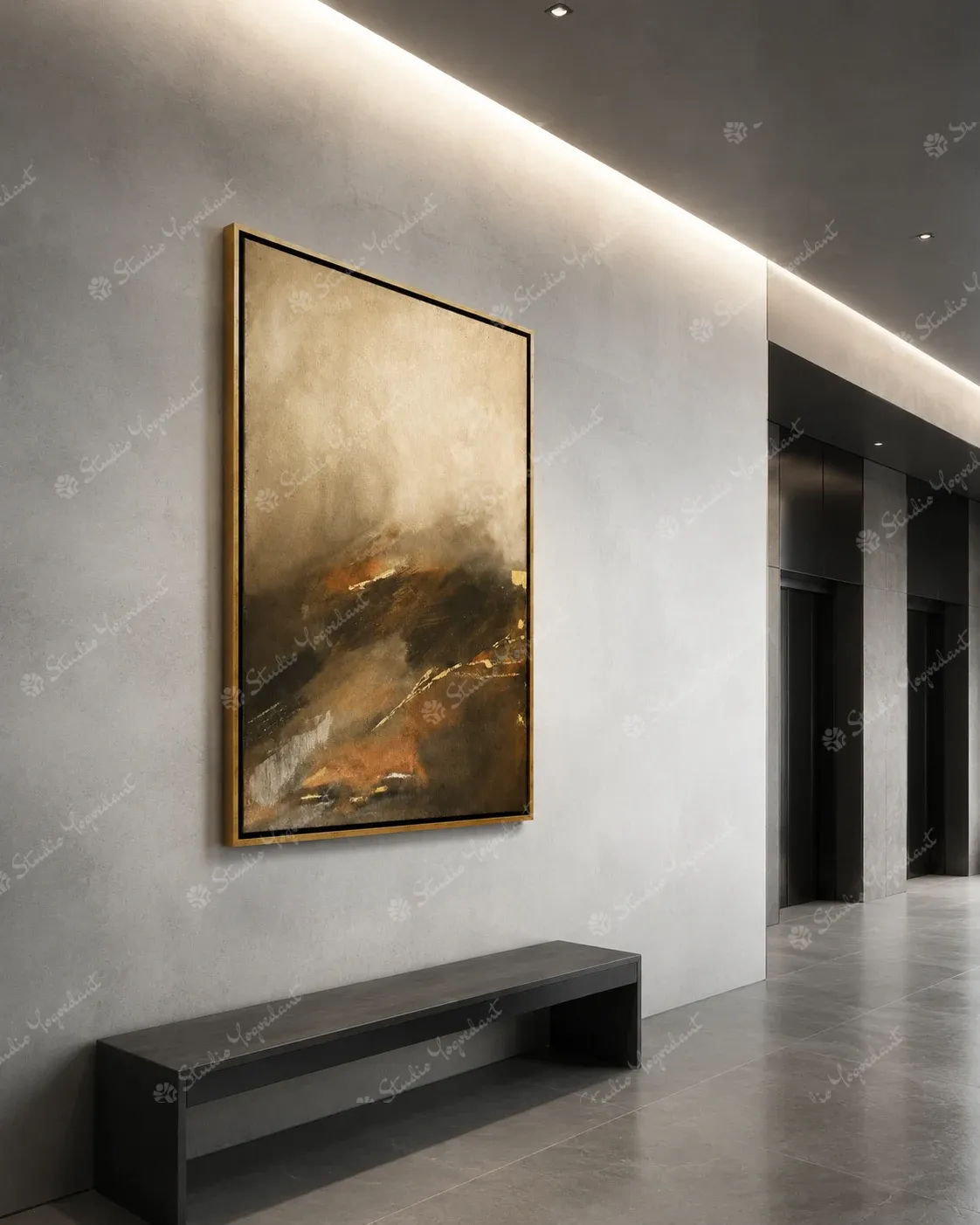 Modern Studio Canvas Painting - Image 7