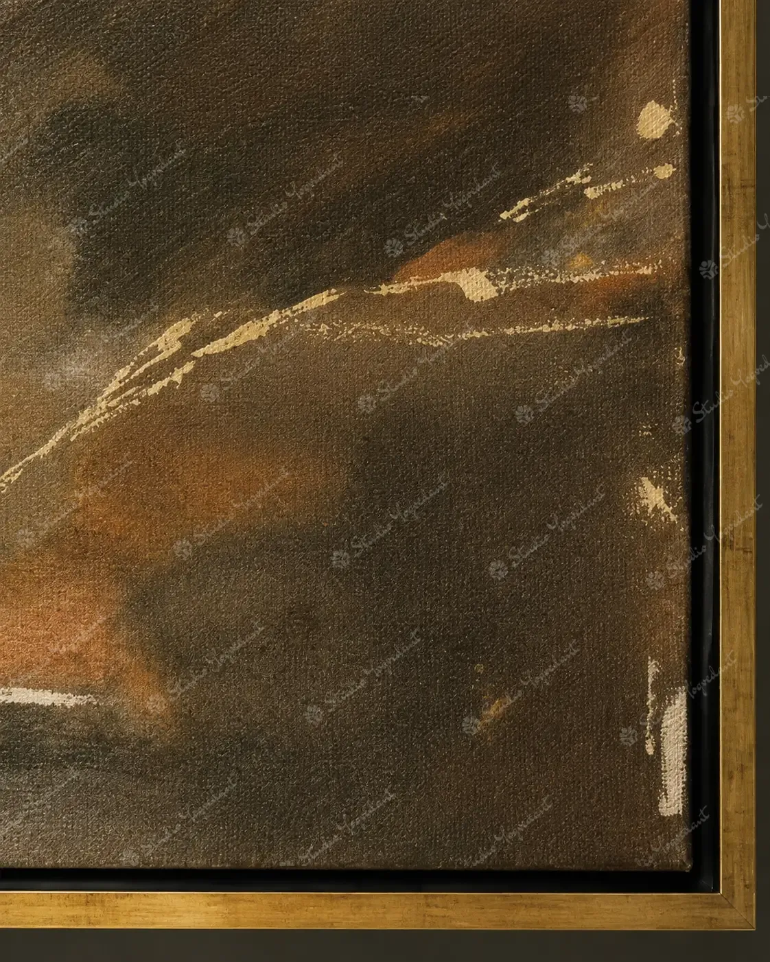 Modern Studio Canvas Painting - Image 2