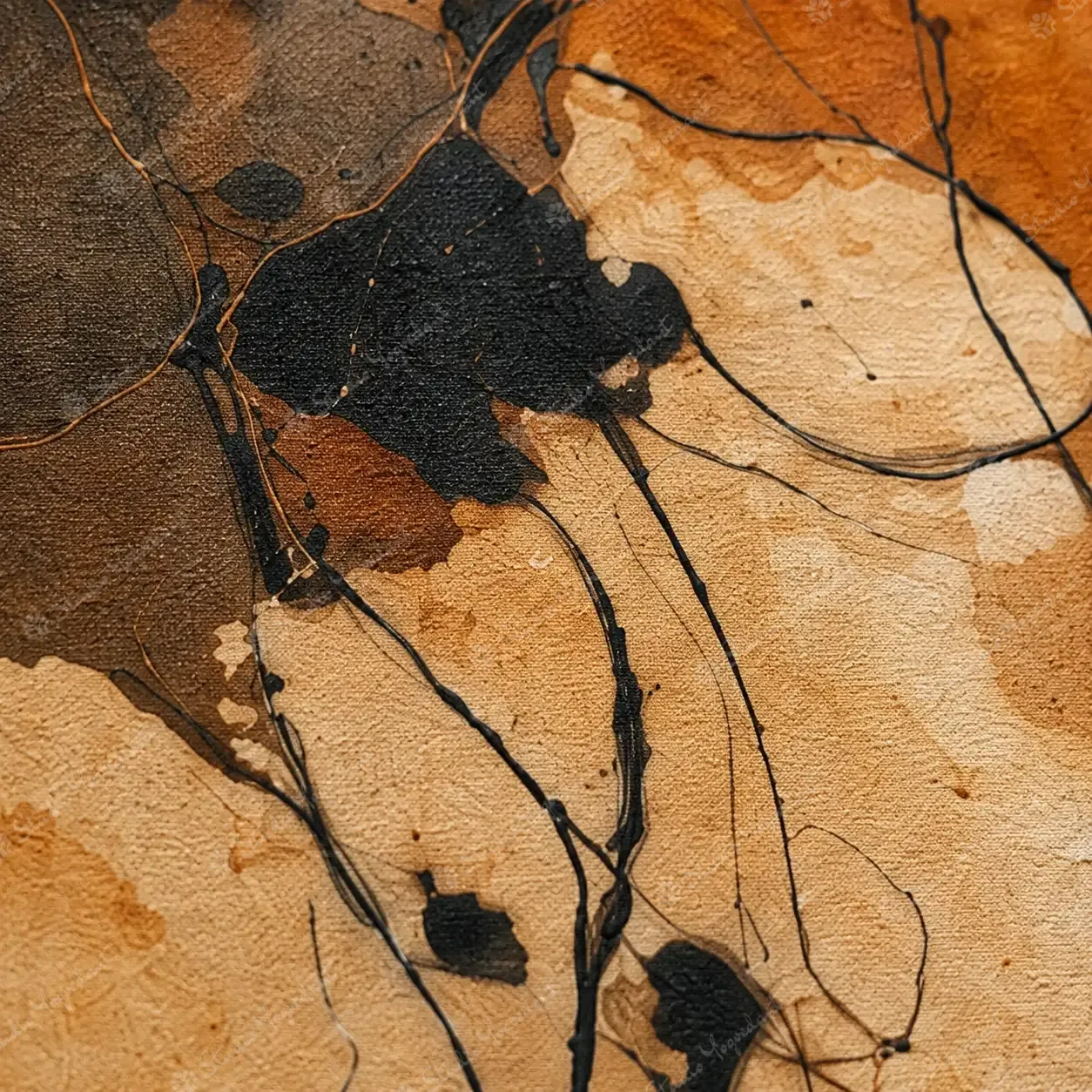 Textured Abstract Studio Painting - Image 2