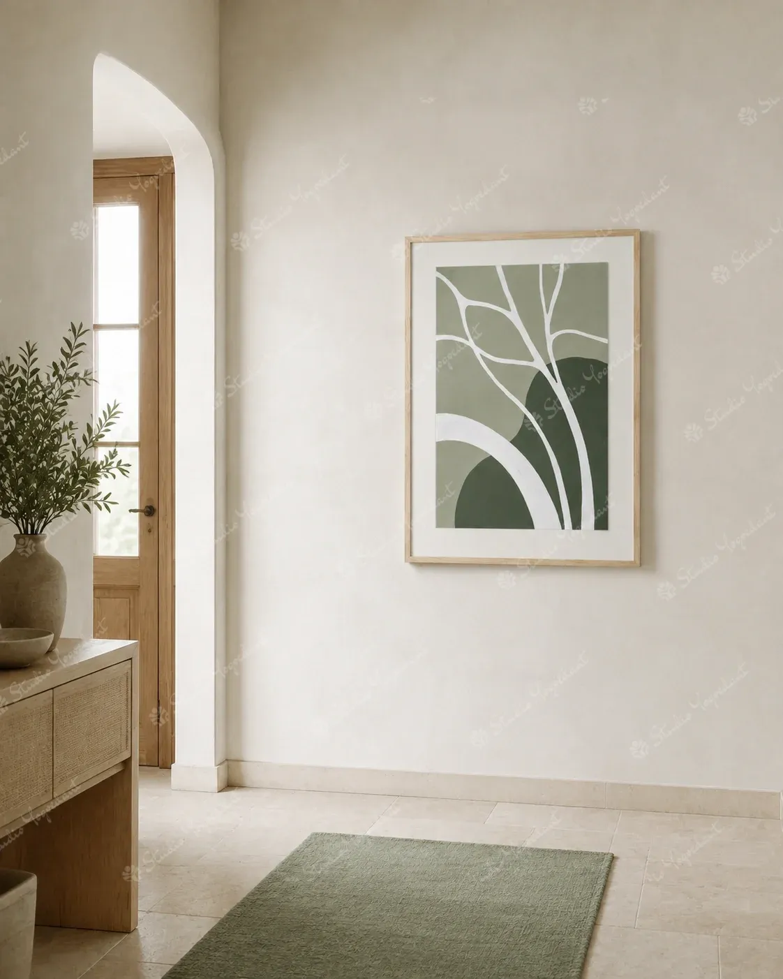 Layered Contemporary Abstract Painting - Image 7
