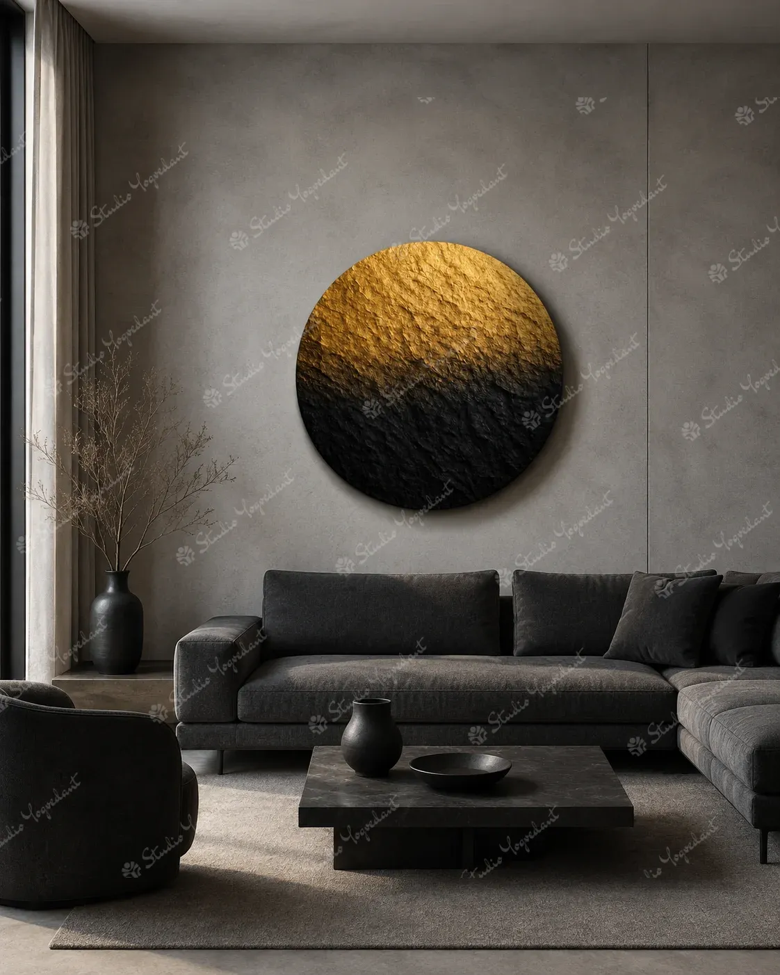 Sunset Ombre Circular Relief - Image 9