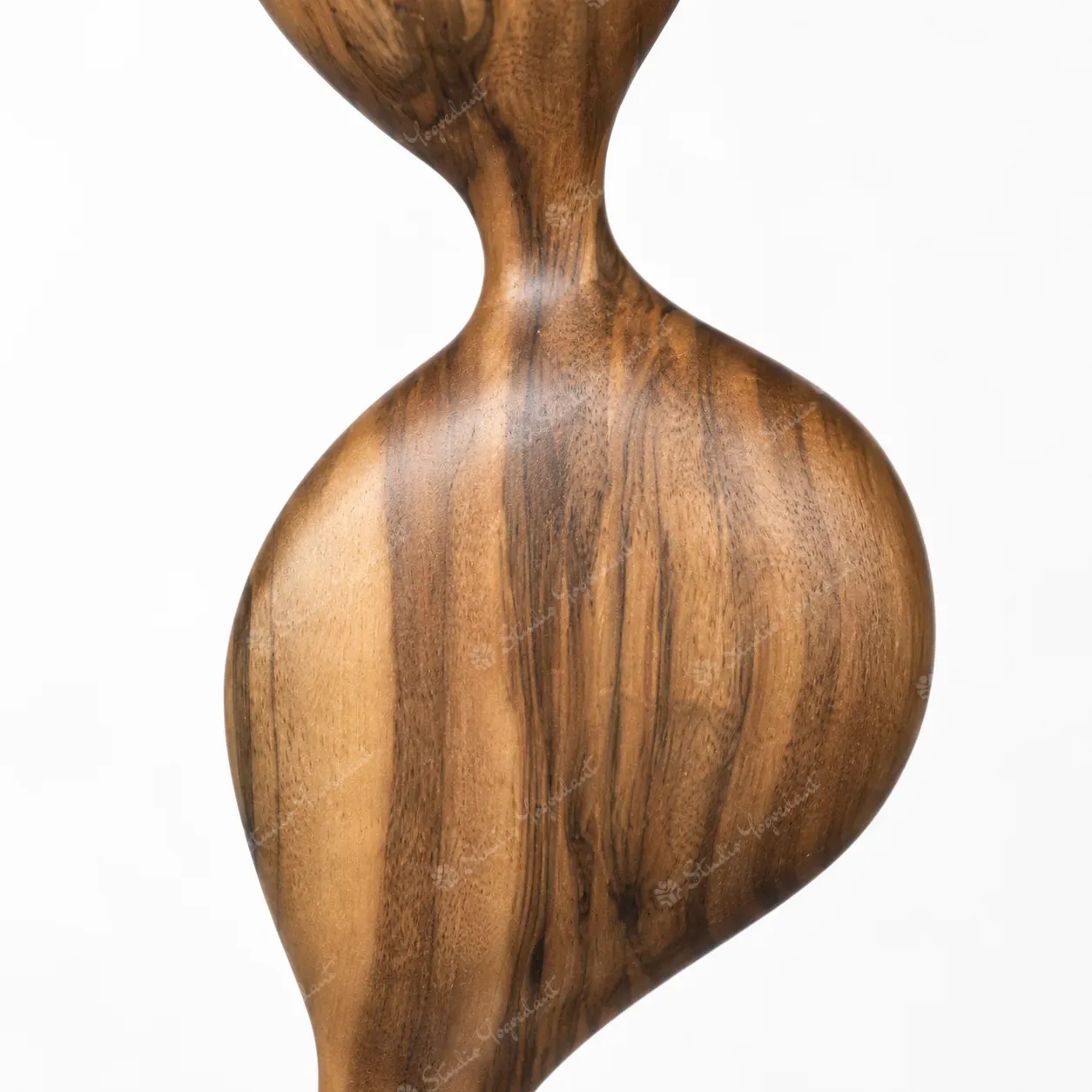 Organic Wood Twist Sculpture Pair - Image 2