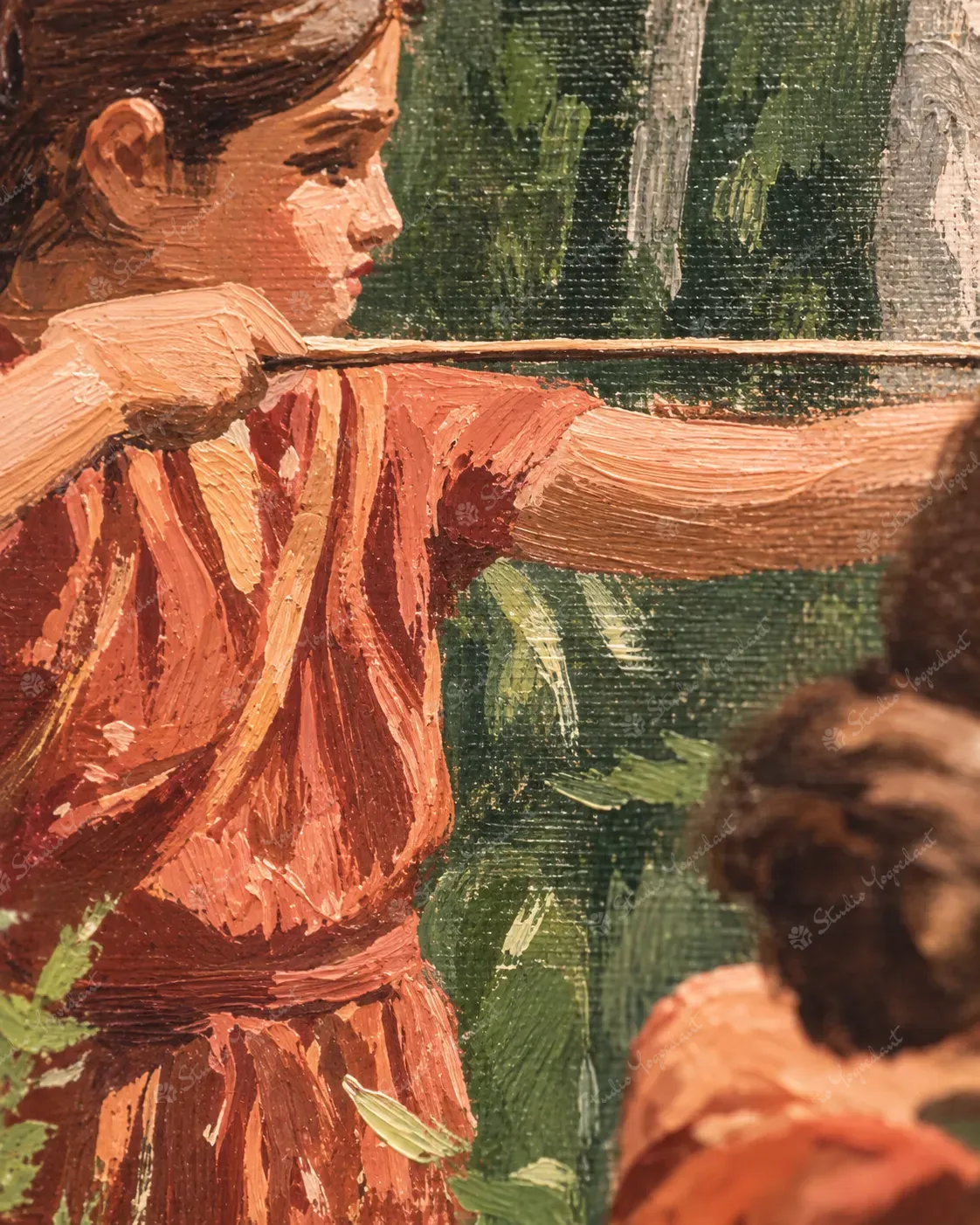 Forest Archery Figurative Art Print - Image 2
