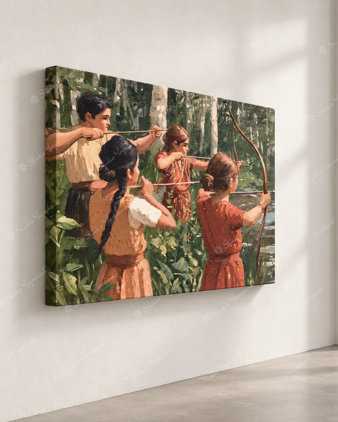 Forest Archery Figurative Art Print - Image 6