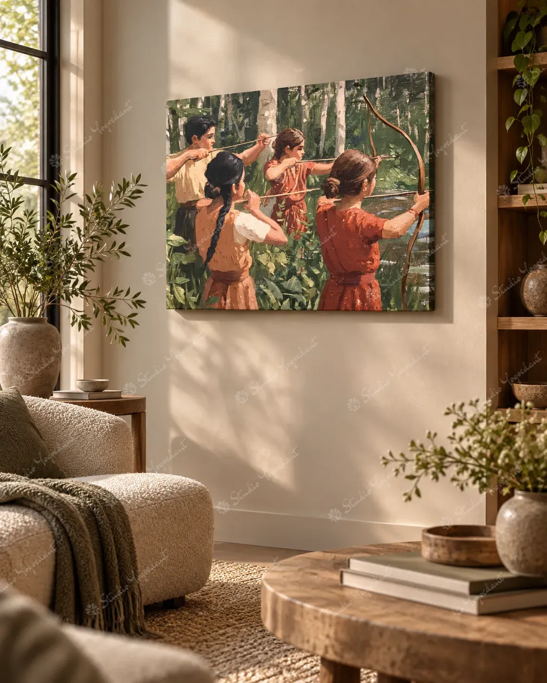 Forest Archery Figurative Art Print - Image 7