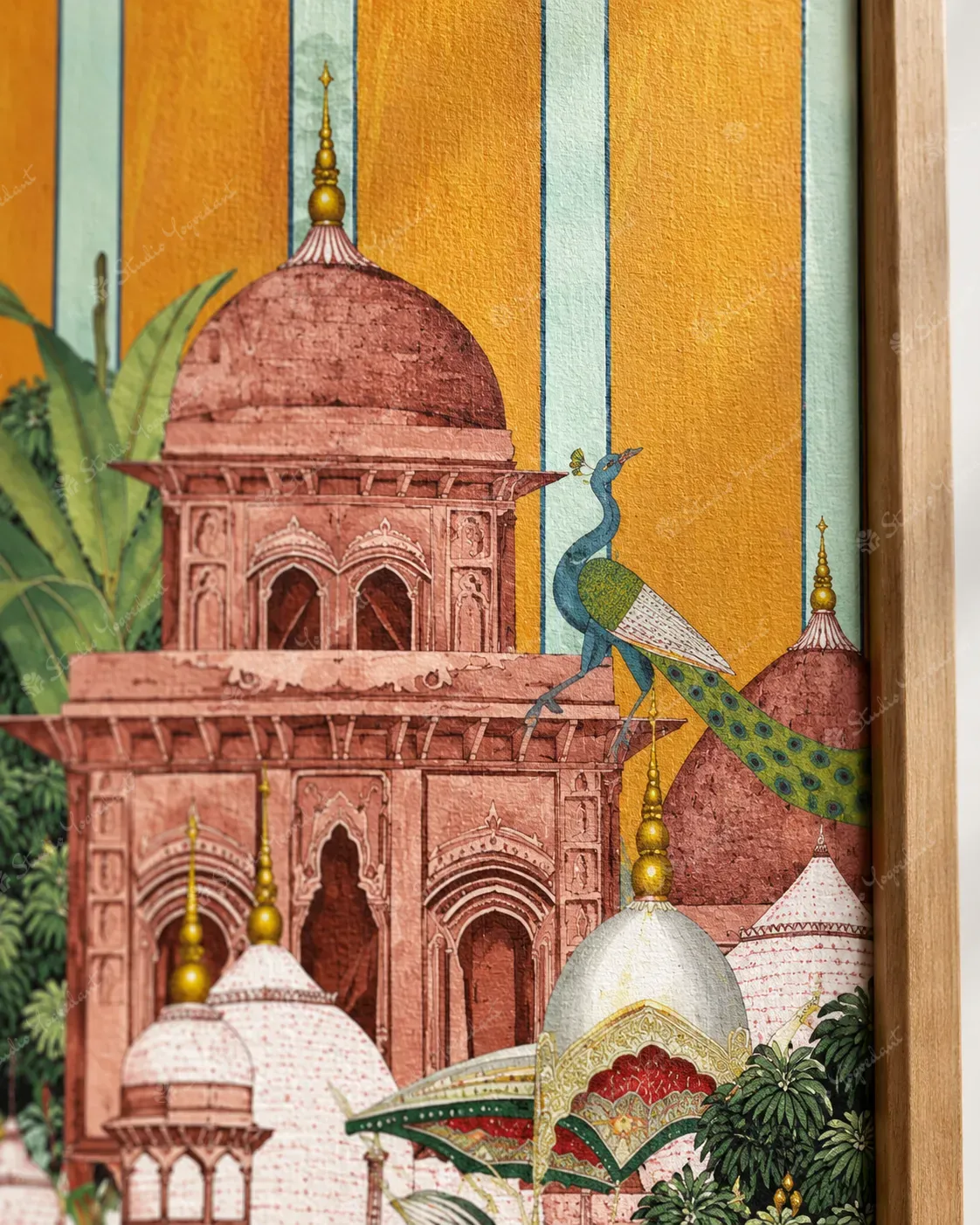 Royal Palace Elephant Heritage Art Print - Image 2